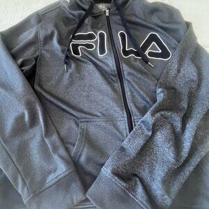 FILA Full-Zip Hoodie (Men’s L)Condition: Gently used, no major flaws.